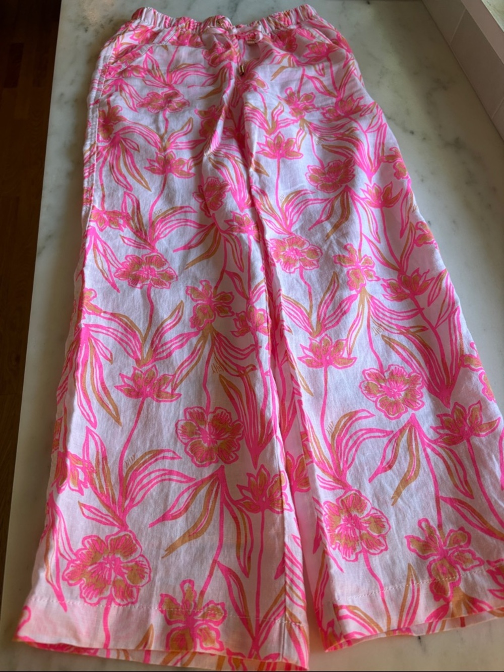 Lilly Pulitzer Brawley Linen Pants XXS